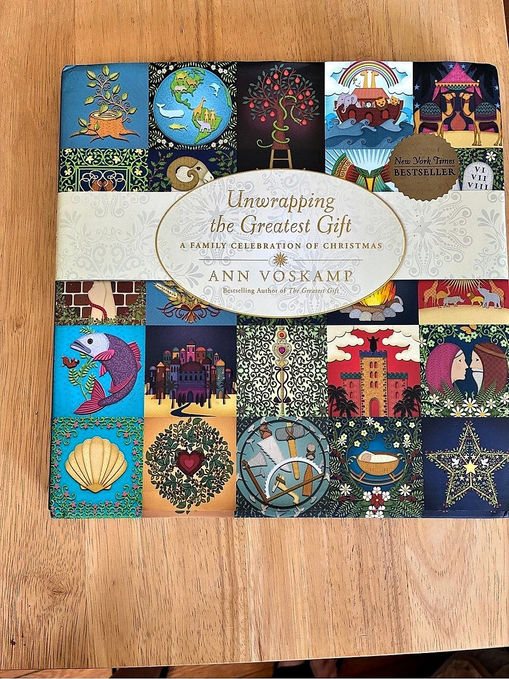 Ann Voskamp Unwrapping the Greatest Gift Illustrated Christmas Book Like New